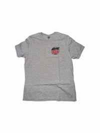 Image 1 of Life happens (grey tee) 
