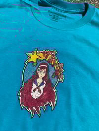 Image 4 of [ KYOMI SPACE WARRIOR TEE BLU/GRN