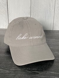 Image 1 of Lake Winni Dad Hat - Grey