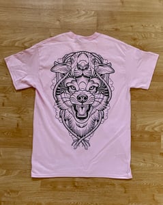 Image of Wolf T-Shirt Pink