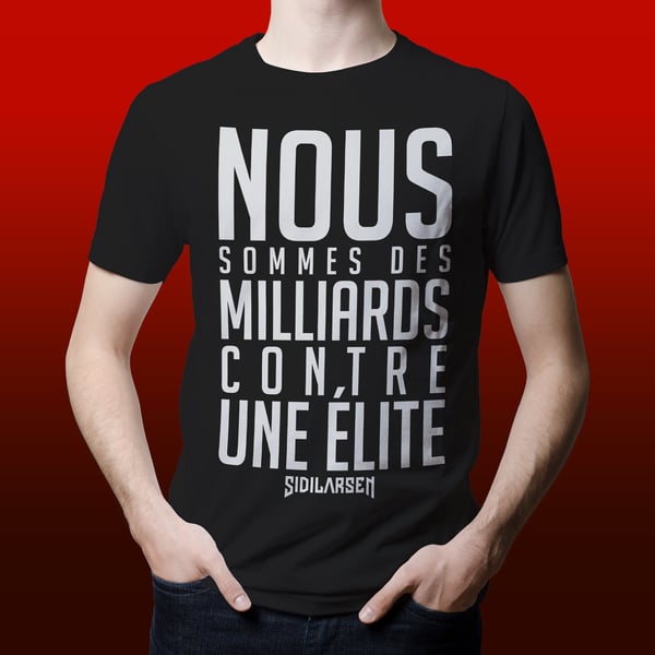 Image of NOUVEAU : T-shirt homme « Des milliards 2 »