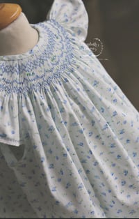 Image 5 of Ellie Hand Smocked Bishop Dress