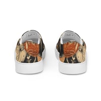 Image 3 of Goblincore Skull and Mushroom Grunge/Punk Men’s Slip-On Canvas Shoes