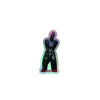 Image 3 of Bloodshrimp Holographic Sticker
