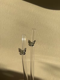 Image 4 of Butterfly Glass Straw