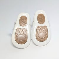 Image 6 of Elegant White Patten Leather Baby Shoes with Bow