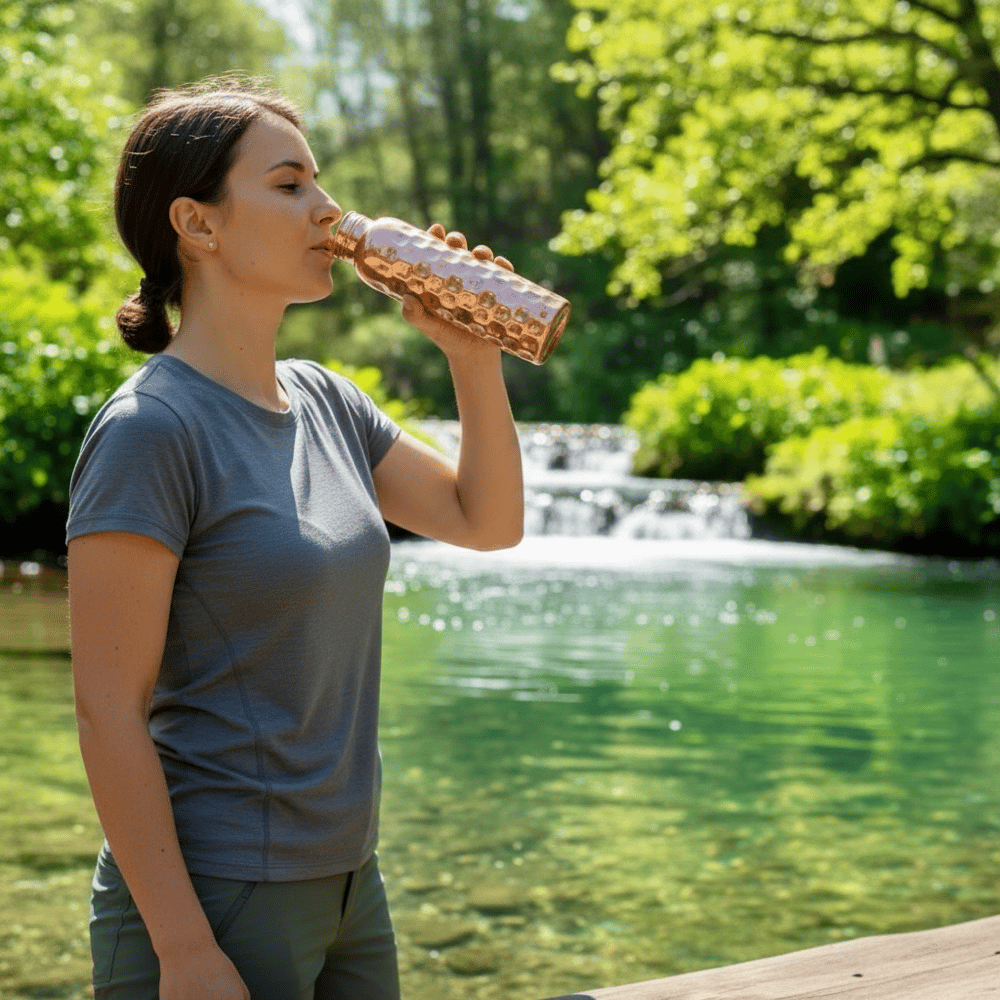 Image of Copper Water Bottle #2