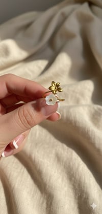 Image 2 of Bloom & Believe Adjustable Ring | 18K Gold-Plated