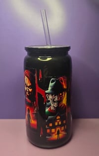 Image 4 of Horror Themed plastic Tumbler 