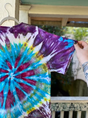 Image of XL Let's Go Girls Tie Dye Shirt 3