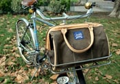 Image of Journeyman Porteur Bag - Brown Waxed Canvas and Leather