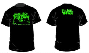 Image of Felinedown T-shirt [BLACK]