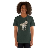 Image 13 of Antique Anatomical Illustration Human and Elephant Skelton Unisex t-shirt