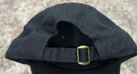 Image 2 of Black Baseball Hat Fleur De Lis