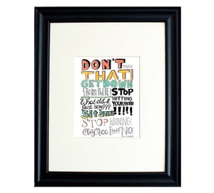 Image of A Day in the Life of a Mom 8 x 10 Giclee Print 