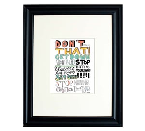 Image of A Day in the Life of a Mom 8 x 10 Giclee Print