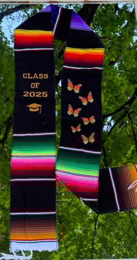 Butterfly Graduation Stole
