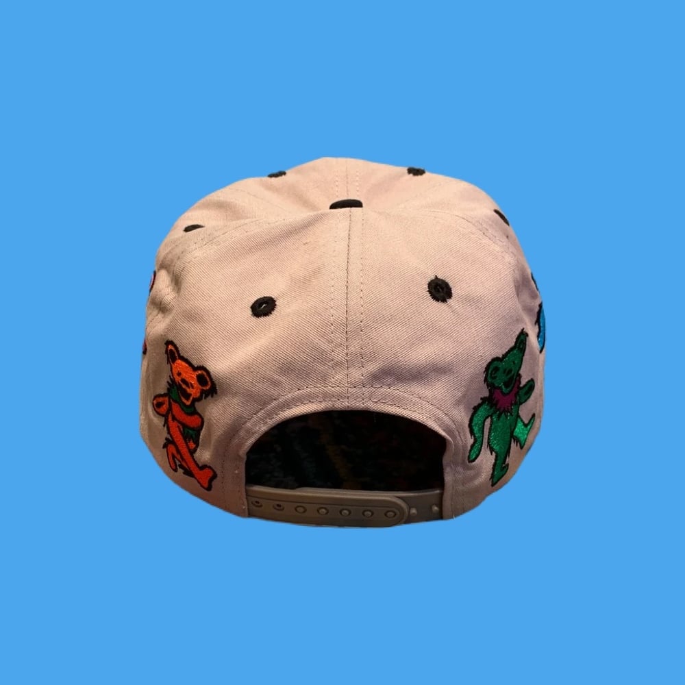 Image of Bear Full 6 Panel Wrap! 100% Natural Hemp Snapback Hat! - $44