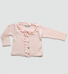 Image of Sweaterknit Ruffle Cardigan