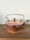 Antique copper teapot