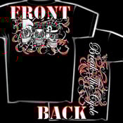 Image of BREAK THE CYCLE 'triple skull" T-SHIRT