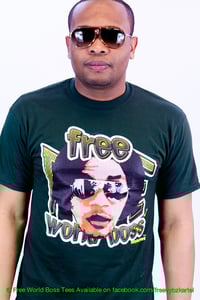 Image of Male Free World Boss Tee (Green)