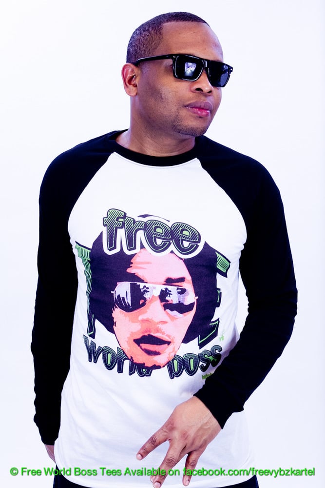 Image of Male Free World Boss Long Sleeve (Black)