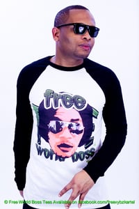 Image of Male Free World Boss Long Sleeve (Black)