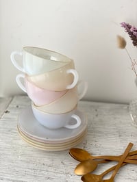 Image 3 of Tasses à café - Arlequin années 70 X5