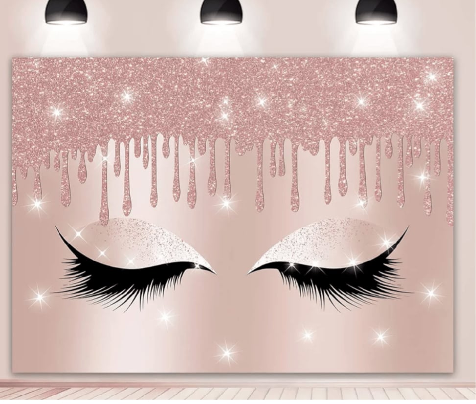 Image of EYELASH BACK DROP