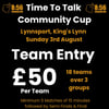 Community Cup - Team entry