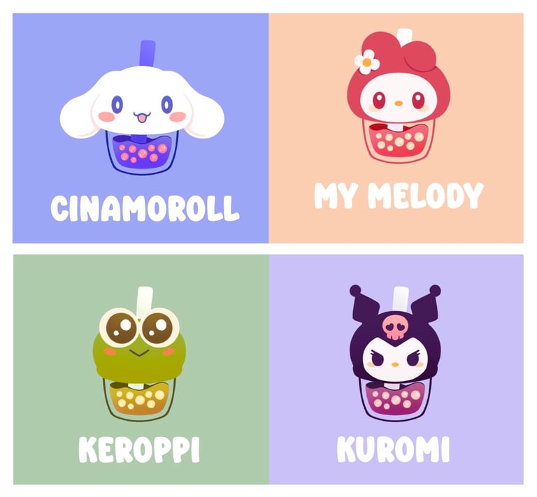 [CHARMS] Sanrio Boba Charms 🤍 Image 2