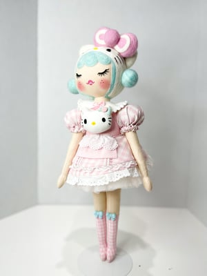 Image of RESRVED FOR AMANDINE Medium Art Doll Hello Kitty Mint 