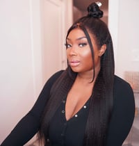 Image 2 of Kinky Straight with 4C Edges Lace Frontal Wig (from BestLaceWigs)