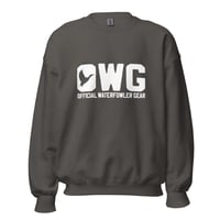 Image 2 of OWG - Branded White Unisex Sweatshirt