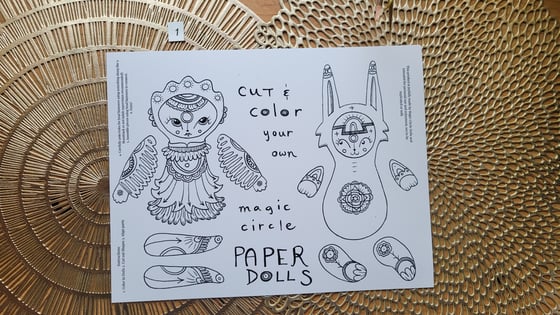 Image of Color your own Paper Dolls