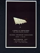 Image of CD release show limited poster!
