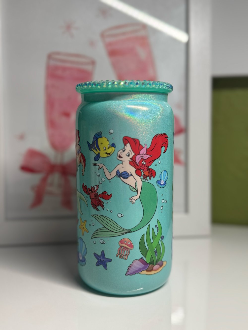 Image of 16oz Libby Glass Cup - Ariel 