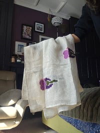 Image 3 of Jerusalem flower scarf - Made in Palestine