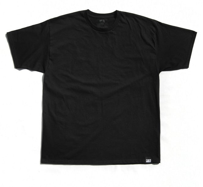 Black shop blank tee