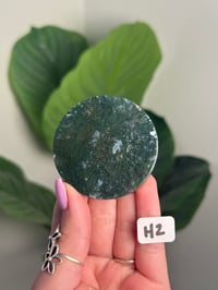Image 8 of CHOOSE YOUR OWN MOSS AGATE DISK -INDIA- LOT 2