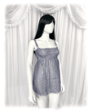 Fifi Chachnil silk gingham nightgown