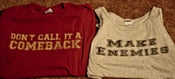 Image of Make Enemies Tank/ Don't Call it a Comeback Maroon T