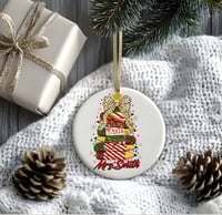 Personalized Teachers Christmas Tree 2025 Ornament
