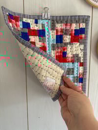 Image 2 of One More Cup of Coffee - hand sewn wall quilt 