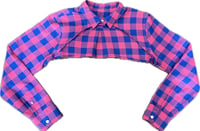 Image 1 of PINK FLANNEL BOLERO