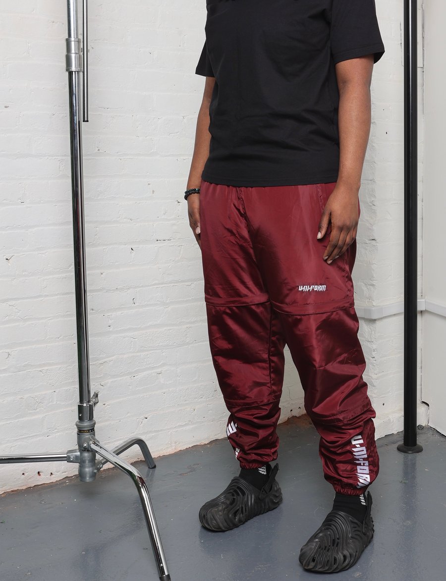 Image of Burgundy Phase 001 Zip Away Pants