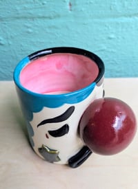 Image 3 of  ☆ pastel goth clown mug (red nose)  ☆ 