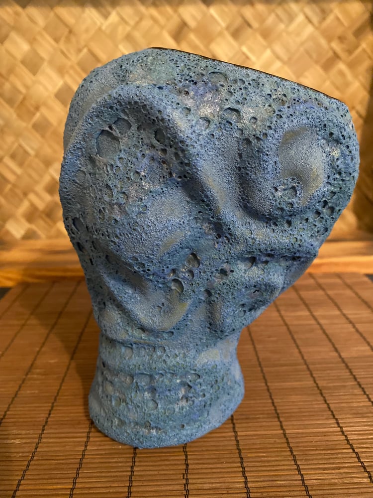 Image of Blue/Purple Crater Glazed Marquesan (b) - US Shipping Included 