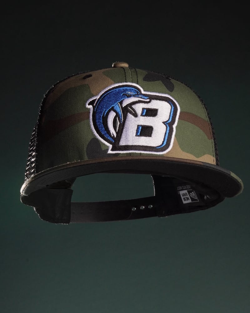 Image of Play with you fish camo snapback